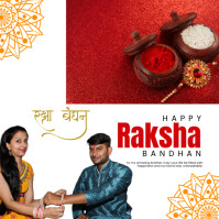 raksha bandhan Publicación de Instagram template