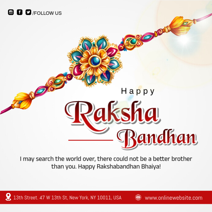 Copy of Raksha Bandhan | PosterMyWall