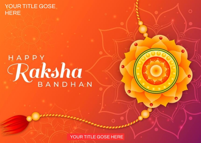 Copia de Raksha Bandhan | PosterMyWall