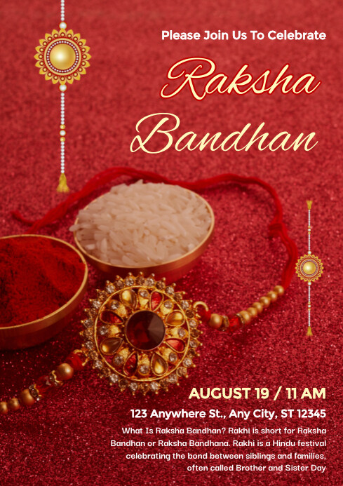Modèle raksha bandhan | PosterMyWall