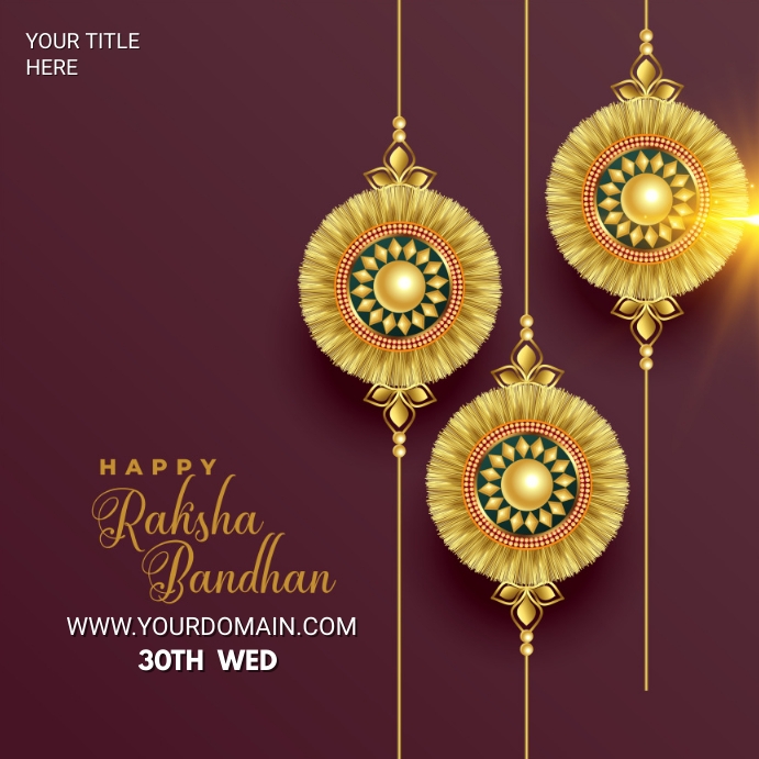 Plantilla de Raksha bandhan | PosterMyWall