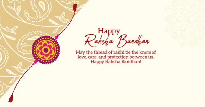 Raksha Bandhan Template Facebook Shared Image