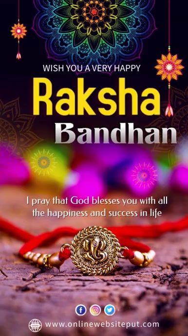 Copy of Raksha Bandhan Video | PosterMyWall