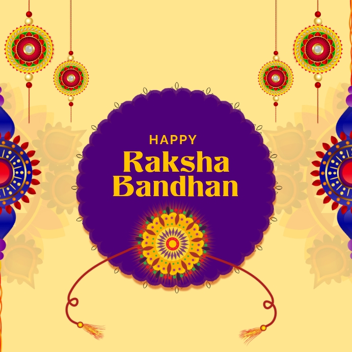 happy raksha bandhan poster Template | PosterMyWall