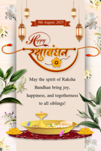Rakshabhandhan Poster Template