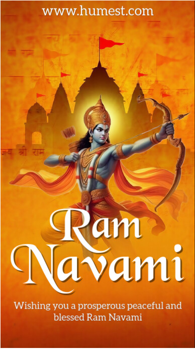 Ram Navami Design WhatsApp Status template