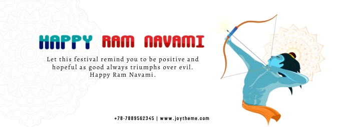 RAM NAVAMI Facebook Cover Photo template