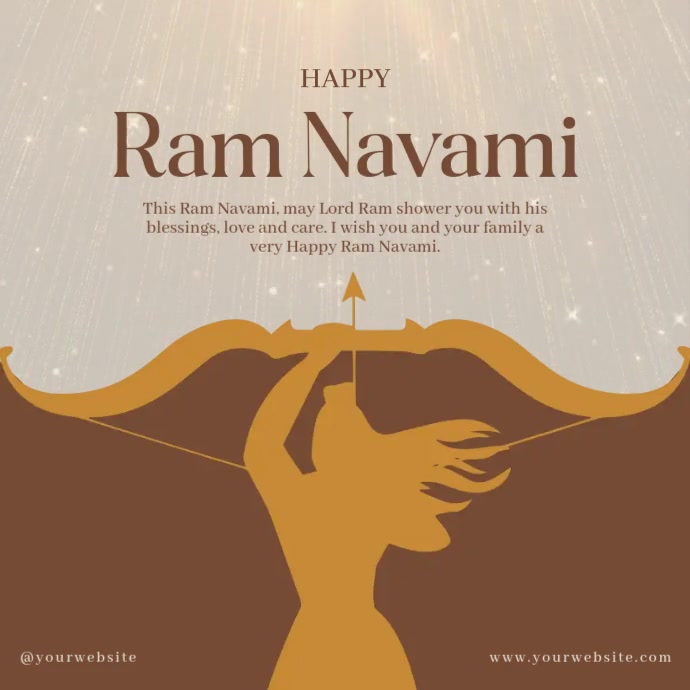 Ram Navami IG Post 方形(1:1) template