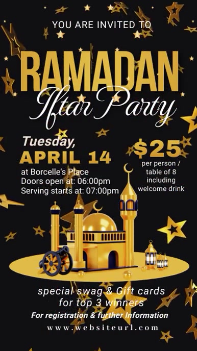 Ramadan, event Reel do Instagram template