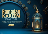 Ramadan, ramadan 2025,event Poskaart template