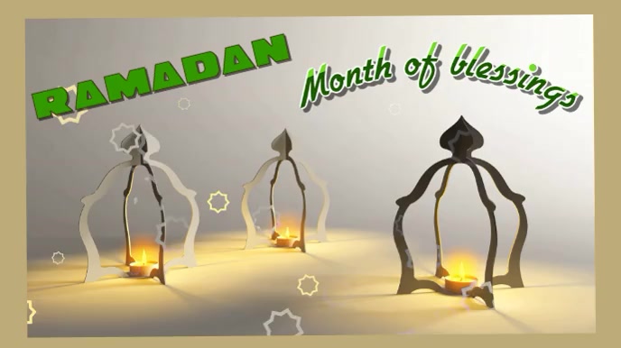 ramadan,event Ekran reklamowy (16:9) template