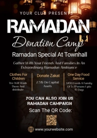 Ramadan,ramazan ,charity A5 template
