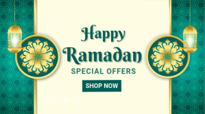Ramadan ad,event, eid Twitter Post template