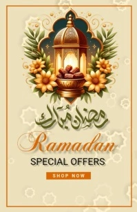 Ramadan ad,event, eid Tabloid template