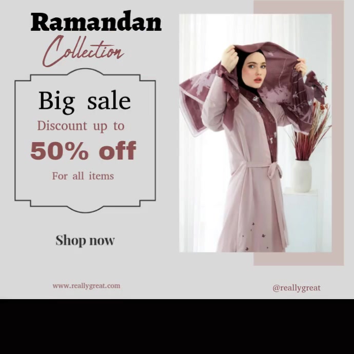 Ramadan big sale Instagram Post template