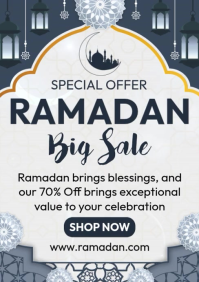 Ramadan Big Sale A3 template