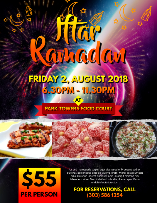 ramadan buffet flyer ramadan buffet flyer