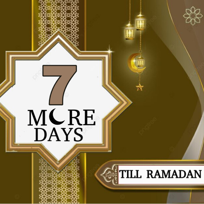 Ramadan countdown Template | PosterMyWall