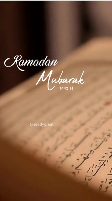 Ramadan design template Instagram Reel