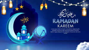 Ramadan Digitalt display (16:9) template
