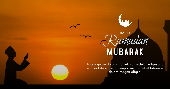 Ramadan delt Facebook-billede template