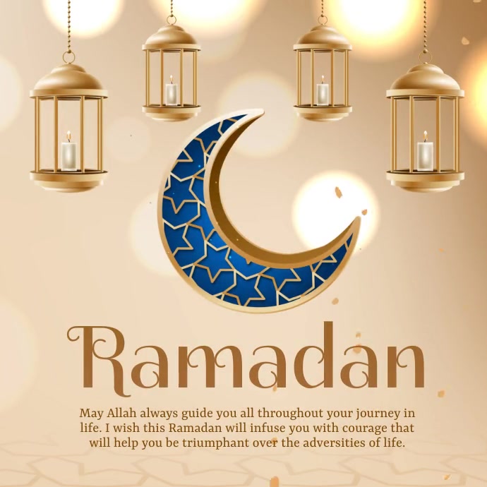 Ramadan Message Instagram template