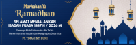 ramadan Banner 2 × 6' template