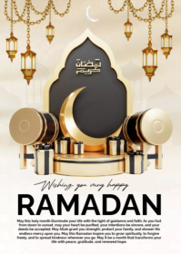 Ramadan A6 template