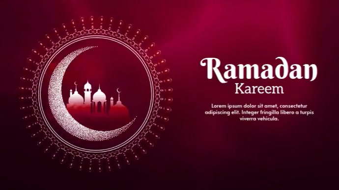 ramadan Umbukiso Wedijithali (16:9) template