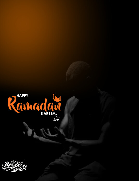 Ramadan Folheto (US Letter) template