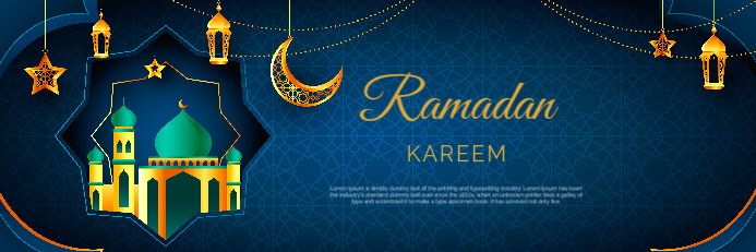 ramadan Transparent 2 stopy × 6 stóp template