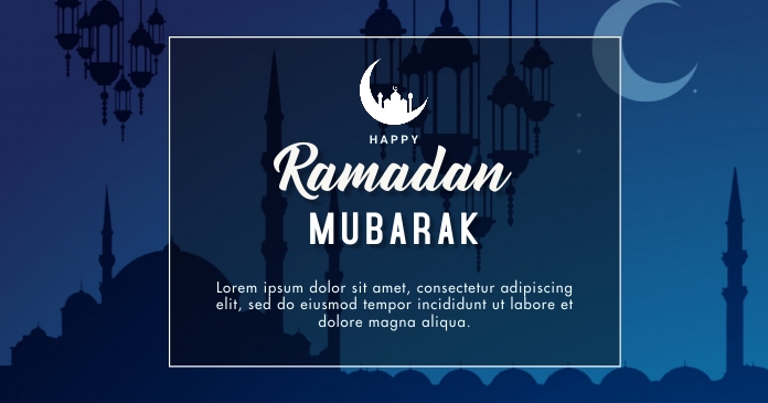 Ramadan Isithombe Esabiwe ku-Facebook template