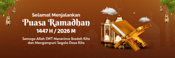 ramadan Banner 2 × 6' template