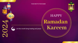ramadan flyers Digitalt display (16:9) template