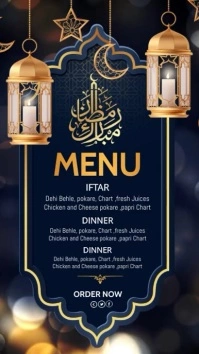 Ramadan flyers, Ramadan menu, iftar,Eid Instagram Story template