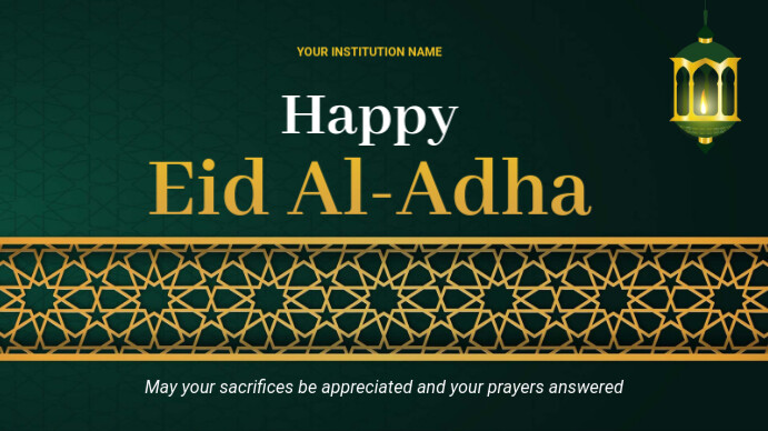 ramadan flyers Digital na Display (16:9) template