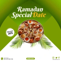 Ramadan Food Design Pos Instagram template