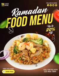 Ramadan Food Menu Iflaya (Incwadi ye-US) template