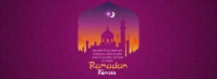 Ramadan Greeting Ikhava Yesithombe se-Facebook template