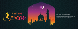 Ramadan Greeting Фотография обложки профиля Facebook template