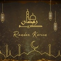 Ramadan greeting Instagram Post template