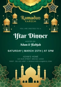 ramadan iftar A4 template