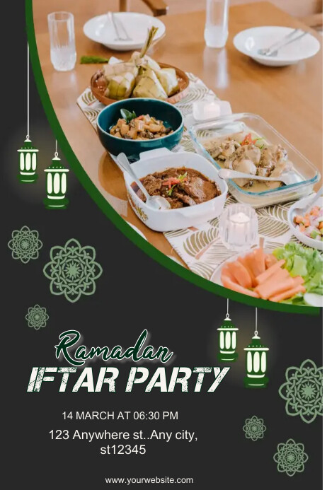 Ramadan Iftar Party poster template design 20 | PosterMyWall