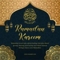 Ramadan Instagram post template Instagram-Beitrag
