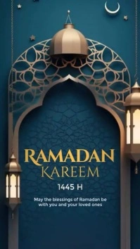 Ramadan Kareem 1445 H Instagram Story template
