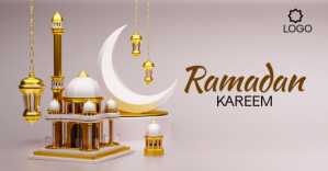 Ramadan Kareem ad Gambar Bersama Facebook template