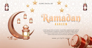 Bianco Ramadan Celebration Facebook begivenhed cover Template