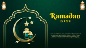 Ramadan Kareem Banner Template Digitalt display (16:9)