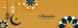 Orange Ramadan Celebration รูปปกบน Facebook Template