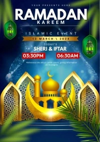 RAMADAN KAREEM A6 template